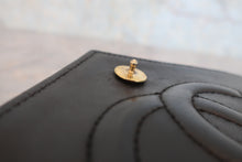 Load image into Gallery viewer, CHANEL Matelasse Big CC mark chain shoulder bag Lambskin Black/Gold hadware Shoulder bag 800030099