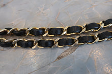 Load image into Gallery viewer, CHANEL Matelasse chain tote bag Lambskin Black/Gold hadware Tote bag 800080051