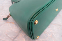 將圖片載入圖庫檢視器 HERMES/エルメス ボリード27 ボックスカーフ グリーン ショルダーバッグ 700030219