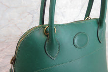 將圖片載入圖庫檢視器 HERMES/エルメス ボリード27 ボックスカーフ グリーン ショルダーバッグ 700030219