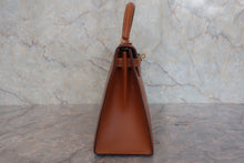 画像をギャラリービューアに読み込む, HERMES/エルメス ケリー28 クシュベル ゴールド 〇S刻印 ショルダーバッグ 800020057・29090107