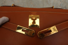 画像をギャラリービューアに読み込む, HERMES/エルメス ケリー28 クシュベル ゴールド 〇S刻印 ショルダーバッグ 800020057・29090107