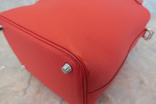 Load image into Gallery viewer, HERMES PICOTIN LOCK PM Clemence leather Rouge pivoine □R Engraving Hand bag 500070112