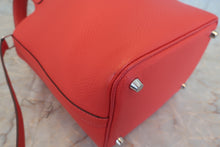 Load image into Gallery viewer, HERMES PICOTIN LOCK PM Clemence leather Rouge pivoine □R Engraving Hand bag 500070112