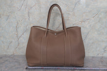 将图片加载到图库查看器,HERMES GARDEN PARTY PM Negonda leather Etoupe gray □L刻印 Tote bag 700120212