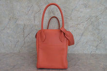 Load image into Gallery viewer, HERMES LINDY 34 Evercolor leather Crevette □R Engraving  Shoulder bag 700020192