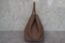 将图片加载到图库查看器,HERMES GARDEN PARTY PM Negonda leather Etoupe gray □L刻印 Tote bag 700120212