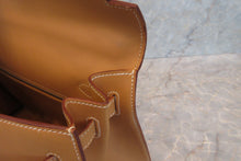 画像をギャラリービューアに読み込む, HERMES/エルメス ケリー32 ボックスカーフ ナチュラルサブレ □E刻印 ショルダーバッグ 700070291