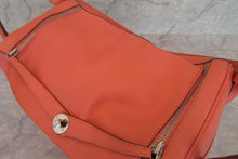 Load image into Gallery viewer, HERMES LINDY 34 Evercolor leather Crevette □R Engraving  Shoulder bag 700020192