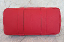 Load image into Gallery viewer, HERMES  GARDEN PARTY PM Manufacture de Boucleries Negonda leather Rouge casaque X Engraving Tote bag 700050255