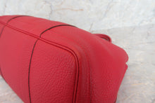 Load image into Gallery viewer, HERMES  GARDEN PARTY PM Manufacture de Boucleries Negonda leather Rouge casaque X Engraving Tote bag 700050255