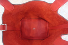 Load image into Gallery viewer, HERMES PICOTIN LOCK PM Clemence leather Rouge pivoine □R Engraving Hand bag 500070112