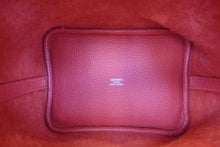 Load image into Gallery viewer, HERMES PICOTIN LOCK PM Clemence leather Rouge pivoine □R Engraving Hand bag 500070112