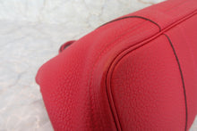 Load image into Gallery viewer, HERMES  GARDEN PARTY PM Manufacture de Boucleries Negonda leather Rouge casaque X Engraving Tote bag 700050255