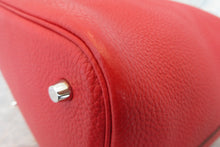Load image into Gallery viewer, HERMES PICOTIN LOCK MM Clemence leather Rouge casaque □Q Engraving Hand bag 700070100