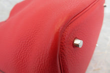 Load image into Gallery viewer, HERMES PICOTIN LOCK MM Clemence leather Rouge casaque □Q Engraving Hand bag 700070100