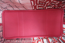 Load image into Gallery viewer, HERMES  GARDEN PARTY PM Manufacture de Boucleries Negonda leather Rouge casaque X Engraving Tote bag 700050255