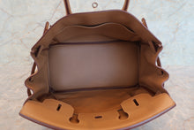 Load image into Gallery viewer, HERMES BIRKIN 30 Swift leather Tabac camel □L Engraving Hand bag 700070287