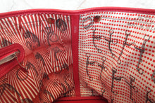 Load image into Gallery viewer, HERMES  GARDEN PARTY PM Manufacture de Boucleries Negonda leather Rouge casaque X Engraving Tote bag 700050255