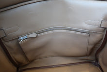 Load image into Gallery viewer, HERMES BIRKIN 30 Swift leather Tabac camel □L Engraving Hand bag 700070287