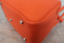 Load image into Gallery viewer, HERMES LINDY 26 Clemence leather Orange poppy U Engraving Shoulder bag 800030116