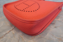 Load image into Gallery viewer, HERMES  EVELYNE TPM Clemence leather Rouge pivoine D Engraving Shoulder bag 700080012