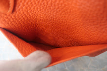 Load image into Gallery viewer, HERMES LINDY 26 Clemence leather Orange poppy U Engraving Shoulder bag 800030116