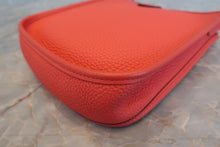 Load image into Gallery viewer, HERMES  EVELYNE TPM Clemence leather Rouge pivoine D Engraving Shoulder bag 700080012