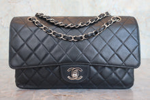 画像をギャラリービューアに読み込む, CHANEL/シャネル マトラッセWフラップWチェーンショルダーバッグ キャビアスキン ブラック/シルバー金具 ショルダーバッグ 800080043