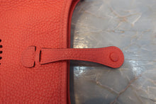 Load image into Gallery viewer, HERMES  EVELYNE TPM Clemence leather Rouge pivoine D Engraving Shoulder bag 700080012