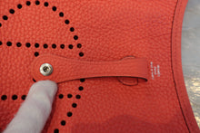 Load image into Gallery viewer, HERMES  EVELYNE TPM Clemence leather Rouge pivoine D Engraving Shoulder bag 700080012