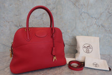 画像をギャラリービューアに読み込む, HERMES/エルメス ボリード31 トリヨンクレマンス ルージュカザック □P刻印 ショルダーバッグ 800010200