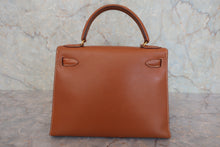 画像をギャラリービューアに読み込む, HERMES/エルメス ケリー28 クシュベル ゴールド 〇T刻印 ショルダーバッグ 800030058