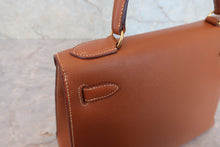 画像をギャラリービューアに読み込む, HERMES/エルメス ケリー28 クシュベル ゴールド 〇T刻印 ショルダーバッグ 800030058