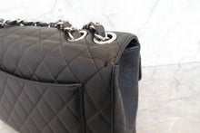 画像をギャラリービューアに読み込む, CHANEL/シャネル 中マトラッセシングルフラップチェーンショルダーバッグ キャビアスキン ブラック/シルバー金具 ショルダーバッグ 700110137