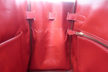 将图片加载到图库查看器,HERMES BIRKIN 35 Ardennes leather Rouge vif 〇X刻印 Hand bag 700090214