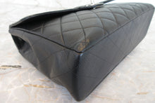 画像をギャラリービューアに読み込む, CHANEL/シャネル 中マトラッセシングルフラップチェーンショルダーバッグ キャビアスキン ブラック/シルバー金具 ショルダーバッグ 700110137