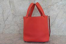 Load image into Gallery viewer, HERMES PICOTIN LOCK PM Clemence leather Rose jaipur R Engraving Hand bag 700090033