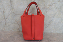Load image into Gallery viewer, HERMES PICOTIN LOCK PM Clemence leather Rose jaipur R Engraving Hand bag 700090033