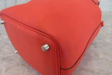 Load image into Gallery viewer, HERMES PICOTIN LOCK PM Clemence leather Rose jaipur R Engraving Hand bag 700090033