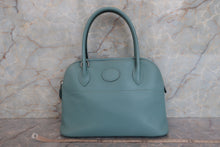 將圖片載入圖庫檢視器 HERMES/エルメス ボリード27 ヴォースイフト シエル □M刻印 ショルダーバッグ 700090021