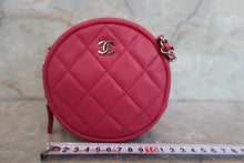 Load image into Gallery viewer, CHANEL Matelasse round chain shoulder bag Lambskin Pink/Silver hadware Shoulder bag 700030106