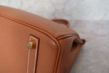 画像をギャラリービューアに読み込む, HERMES/エルメス バーキン30 クシュベル ゴールド □C刻印 ハンドバッグ 700090210