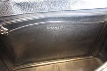 画像をギャラリービューアに読み込む, CHANEL/シャネル 中マトラッセシングルフラップチェーンショルダーバッグ キャビアスキン ブラック/シルバー金具 ショルダーバッグ 700110137