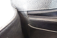 画像をギャラリービューアに読み込む, CHANEL/シャネル 中マトラッセシングルフラップチェーンショルダーバッグ キャビアスキン ブラック/シルバー金具 ショルダーバッグ 700110137