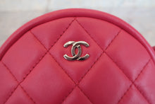 Load image into Gallery viewer, CHANEL Matelasse round chain shoulder bag Lambskin Pink/Silver hadware Shoulder bag 700030106