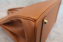 画像をギャラリービューアに読み込む, HERMES/エルメス バーキン40 クシュベル ゴールド □B刻印 ハンドバッグ 800020050