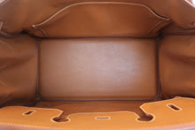 画像をギャラリービューアに読み込む, HERMES/エルメス バーキン40 クシュベル ゴールド □B刻印 ハンドバッグ 800020050