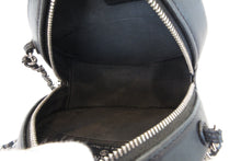 画像をギャラリービューアに読み込む, CHANEL/シャネル カメリアラウンドチェーンショルダーバッグ ラムスキン ブラック/シルバー金具 ショルダーバッグ 700110135