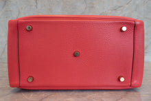 Load image into Gallery viewer, HERMES LINDY 30 Clemence leather Bougainvillier □O Engraving Shoulder bag 700040009